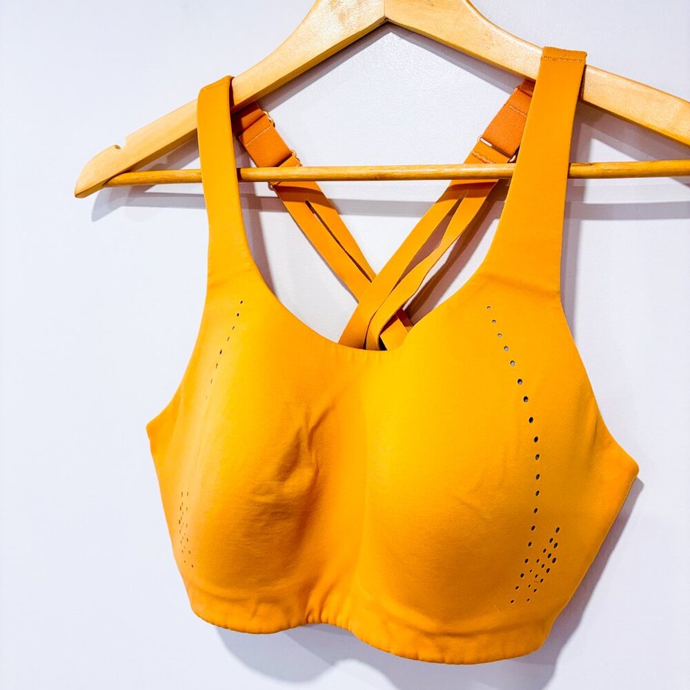 LULULEMON Orange Airsupport sports bra | Supportive athleisure | 38C‎ - Picture 5 of 6